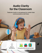 Belkin SoundForm Mini Kids Headphones, Wireless & Wired, 30H Playtime, Case