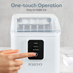 Igloo Ice Maker Countertop, Portable Ice Maker with Handle, 26lbs, Black
