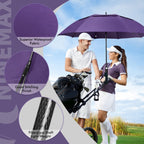 NINEMAX Large Golf Umbrella Windproof Strong 54/62/68 Inch,Extra Big Golf Umbrellas Automatic Open Double Canopy for Gents Women