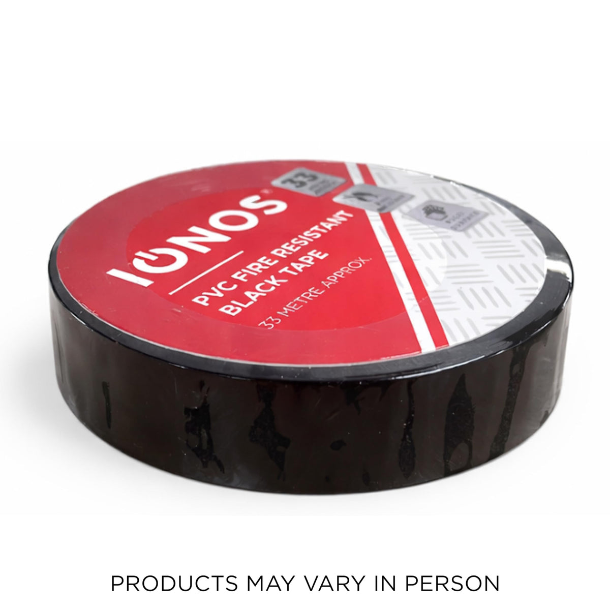 Status IONOS Red PVC Tape, 33 metres, Pack of 1