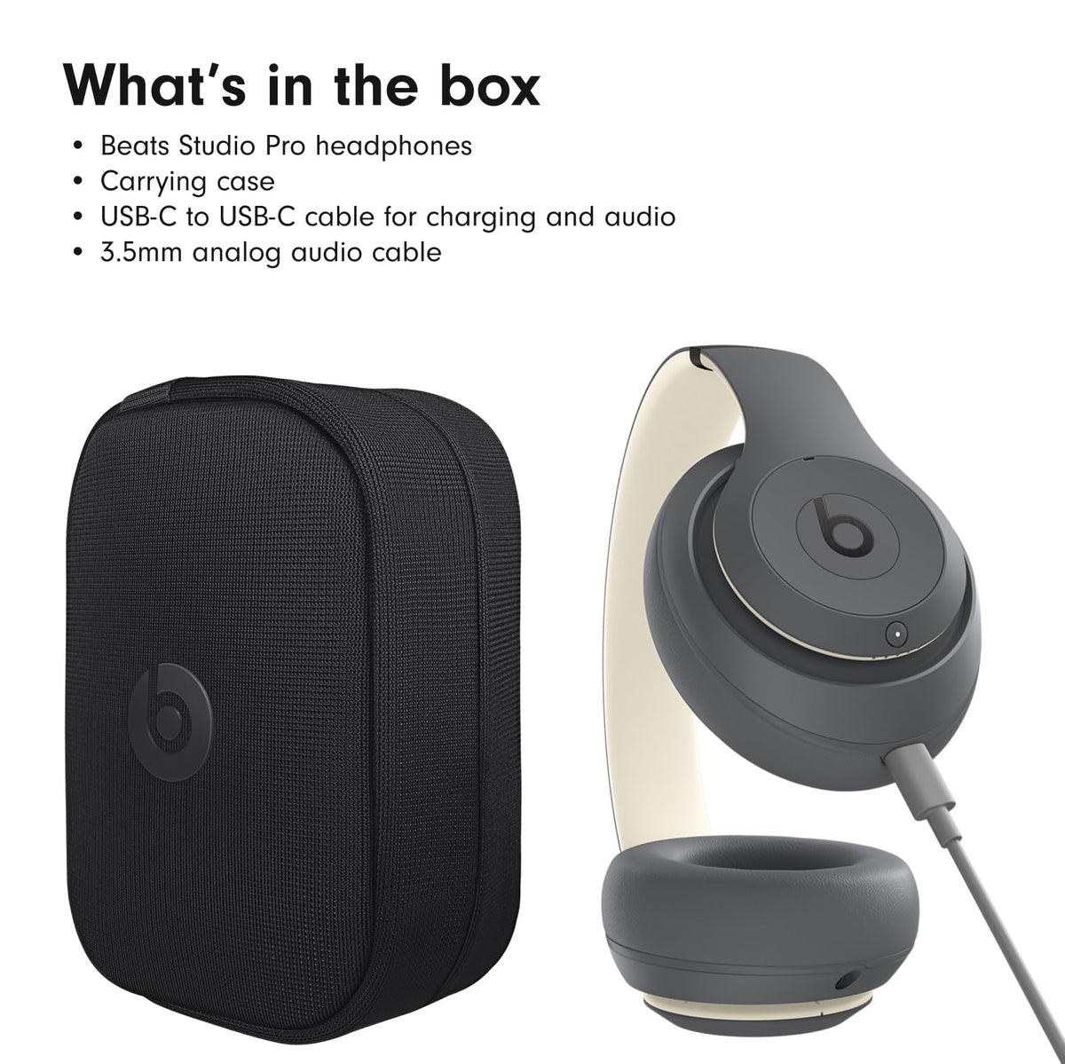 Beats Studio Pro with AppleCare+ for Headphones (2 Years) - Sandstone