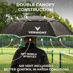 FORZA Sport Umbrellas | 60" Double Layered Canopy With a Locking Button For Instant Opening