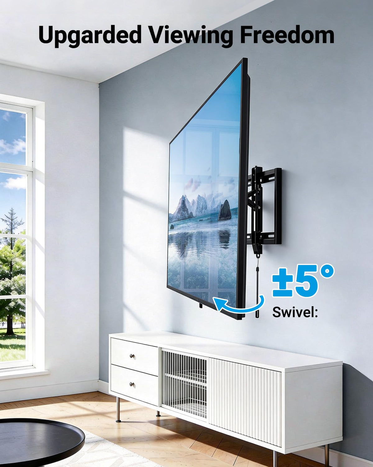 PERLESMITH Tilting TV Wall Mount for 23–60 inch TVs up to 115 lbs
