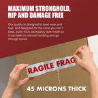 Merrimen Strong Heavy Duty Roll Pack Brown Packaging Tape, Secure Sticky Sealing Tape for Parcel Boxes, Moving Boxes, Large Postal Bags for Long Term Storage, (48MM x 66M) (3 rolls, Brown)