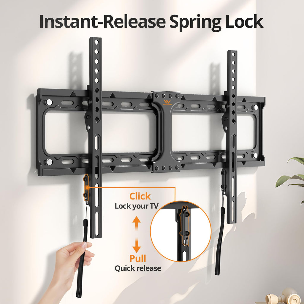 IWORBOARD 24 32 40 42 inch Fixed TV Monitor Wall Mount for 14-42 inch LED LCD Screen,Low Profile Small RV TV Mount, Easy Slim Flat Wall Bracket, Max VESA 200x200mm, 66lbs, Single Stud