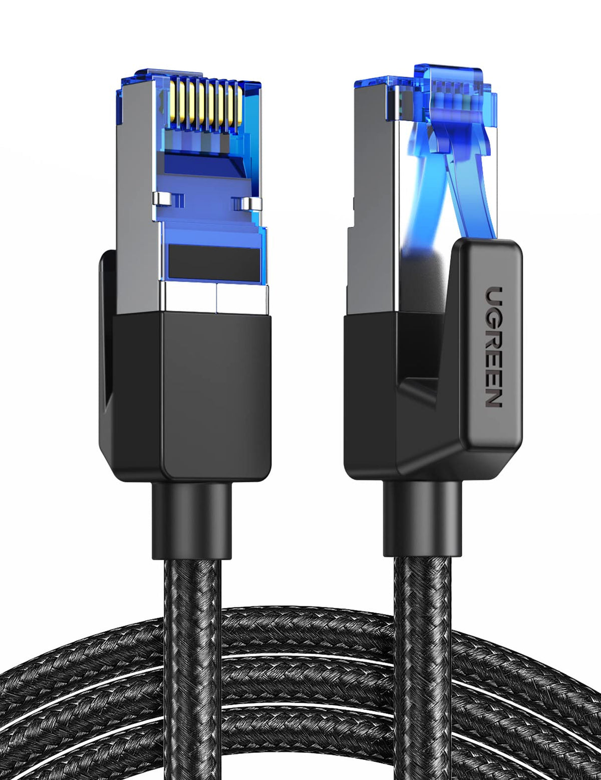 UGREEN Ethernet Cable 3m, Cat 8 High-Speed 40Gbps Internet Cable Braided