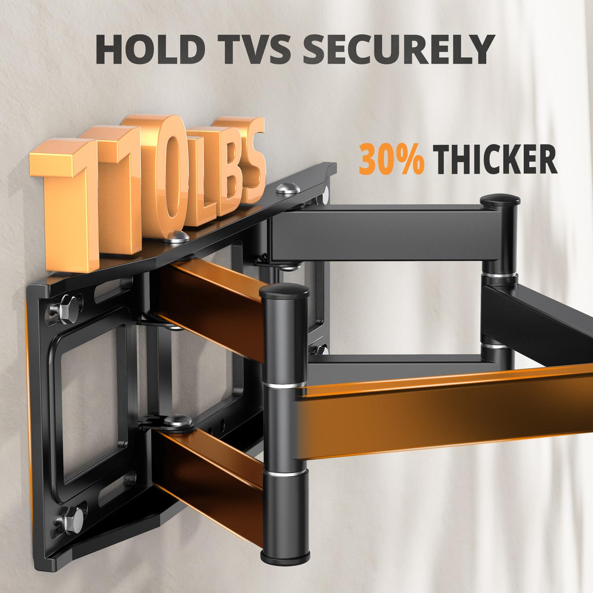 IWORKBOARD 55 65 75 85 inch Tilting TV Wall Mount for 32-90 '' TVs, Low Profile TV Mount Bracket, Safe Lock & Quick Release,Max VESA 600x400mm, 24 inch Studs,132 lbs, Fit Most 55+ 75+ 85+ 86 TVs