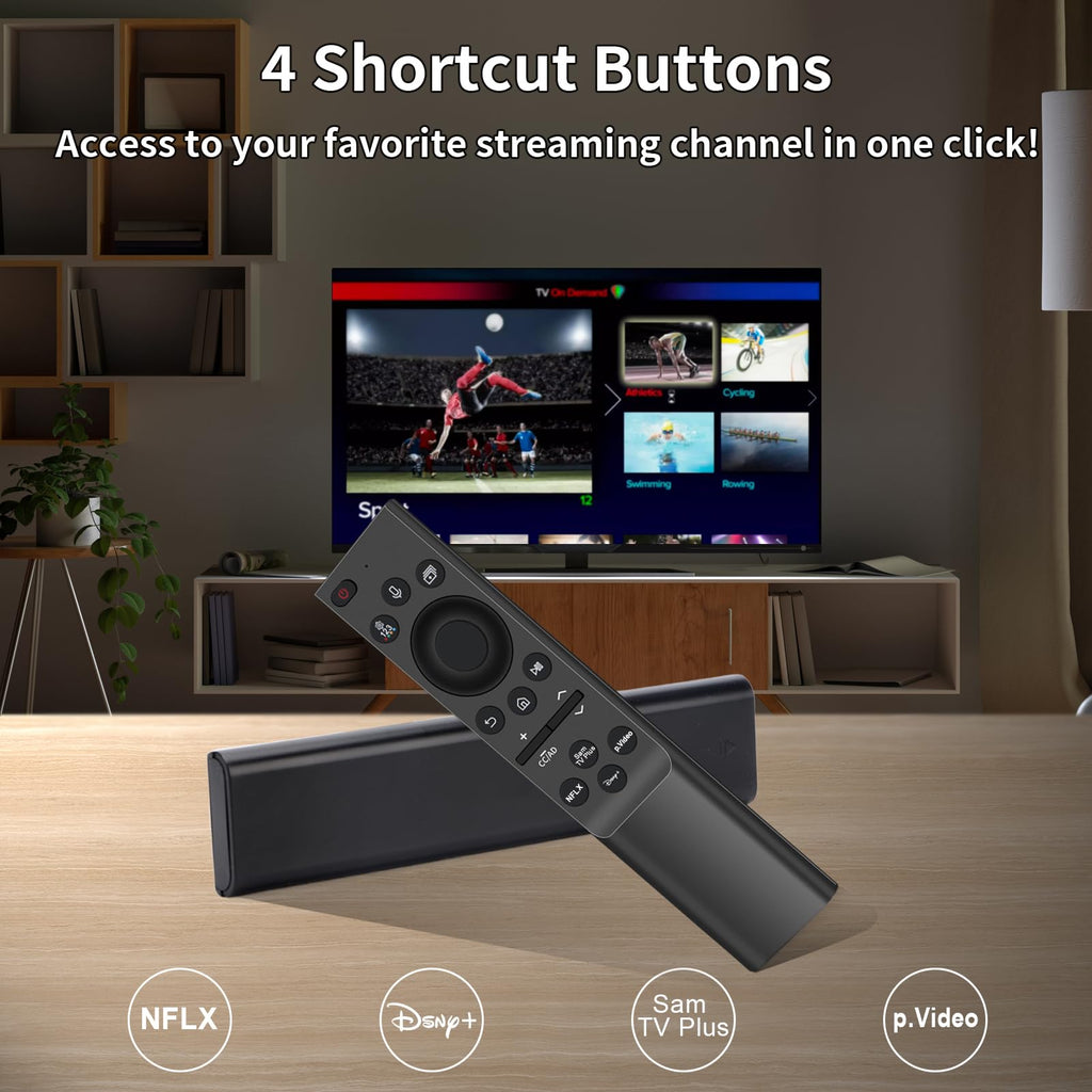 for Samsung-Smart-TV-Remote-Replacement, Universal for All Samsung TVs (BN59-01315A)