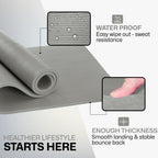 XN8 Sports Yoga Mat 10mm & 15mm Thick NBR Exercise Mat with Carry Strap