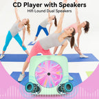 CD Player Portable: Kegaudio CD Players for Home with Speakers Bluetooth