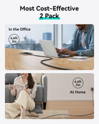 INIU 240W USB C to USB C Charger Cable, [2-Pack 2m] PD Type C Charge Cable