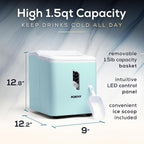 Igloo Ice Maker Countertop, Portable Ice Maker with Handle, 26lbs, Black