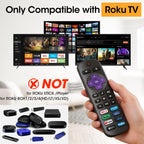 2 Pack Replacement Remote Control Only for Roku TV, Compatible for TCL Roku/Hisense Roku/Onn Roku/Sharp Roku/Philips Roku/Element Roku/Westinghouse Roku TVs (Not for Roku Stick, Box or Speaker)