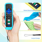 for Roku-Remote-Cover,Glow in The Dark Silicone Protective Case