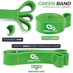 Coresteady Pull Up Bands & Resistance Bands - Heavy Duty Loop Band for Men & Women - Build Fit Power & Muscle - Training, Fitness Assist Pull Ups & Gym Exercise