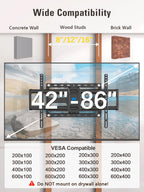 Mounting Dream Full Motion TV Wall Mount for 42-90 Inch TV up to 154lbs