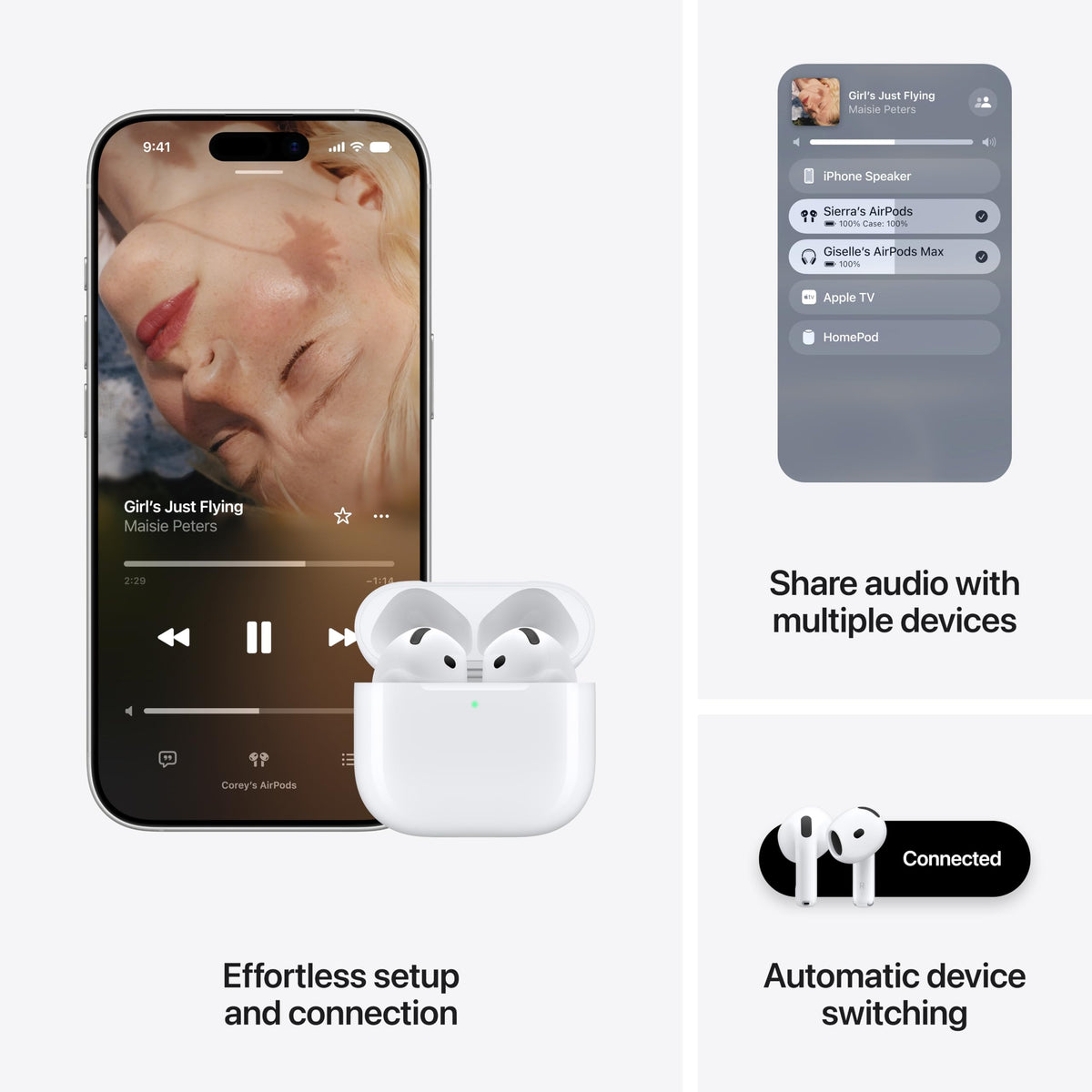 Apple AirPods 5 Wireless Earbuds with AppleCare+ (2 years)