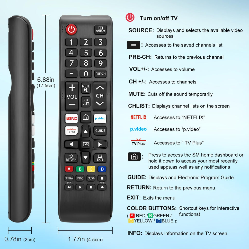 for Roku-Remote-Cover,Glow in The Dark Silicone Protective Case