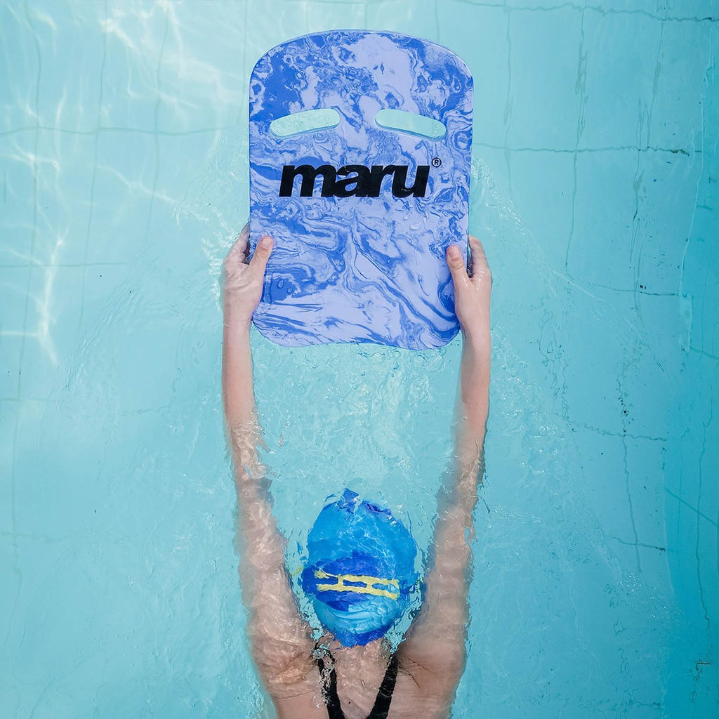 Maru Swimming Kickboard – Buoyant Foam Swim Float for Kick Strength & Technique – L42xW28cm – Easy-Grip, Non-Chafing Swimming Float for Children & Adults (6+) – Trusted by Coaches