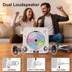 Gueray CD Player Portable Bluetooth Desktop CD Players for Home