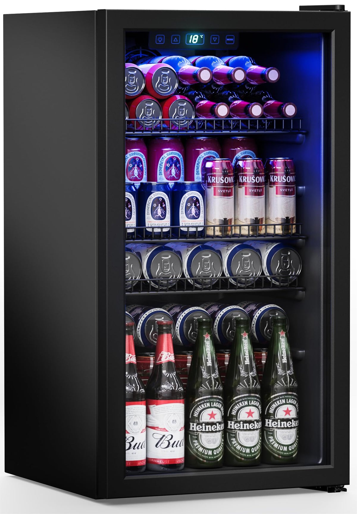Beverage Refrigerator, 2.47 Cu.Ft Mini Fridge Beverage Cooler
