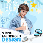 JoySpark Kids Bluetooth Headphones Over-Ear, 60Hrs, Built-in Mic-Purple