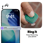 Life360 Tile - Bluetooth Tracker, Keys Finder and Item Locator for Keys, Bags and More. Phone Finder. Both iOS and Android Compatible. 1-Pack (Black)