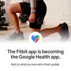 Fitbit Google Charge 6 Activity Tracker with 3 Months Google Health Membership Included, 7 Days Battery Life and Google Wallet and Maps, Obsidian/Black Aluminum