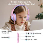 Candy Bila Wired Kids Headphones for School, Over-Ear for Boys Girls