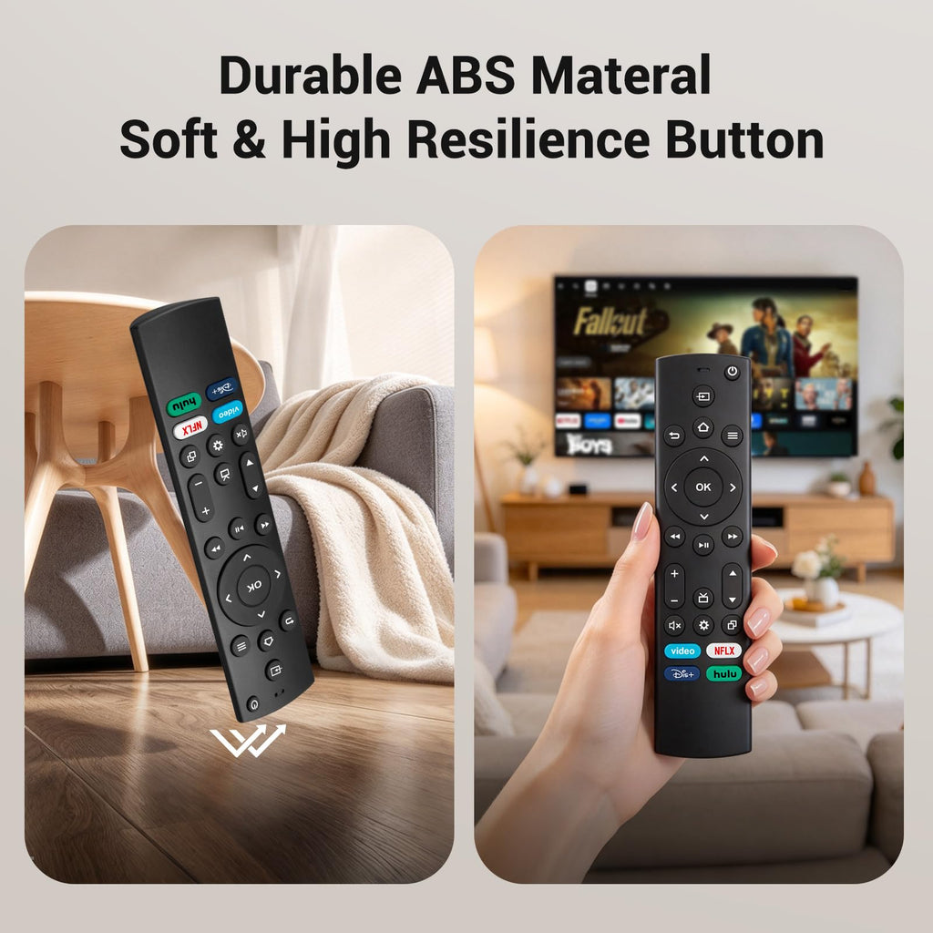 【2-Pack】 for Roku TV Remote,Replacement for TCL,ONN, Hisense Roku TVs