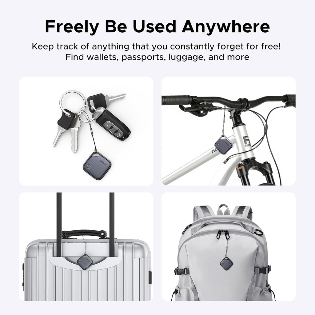 UGREEN FineTrack Air Tracker Tags (iOS Only) 4 Pack Key Finder