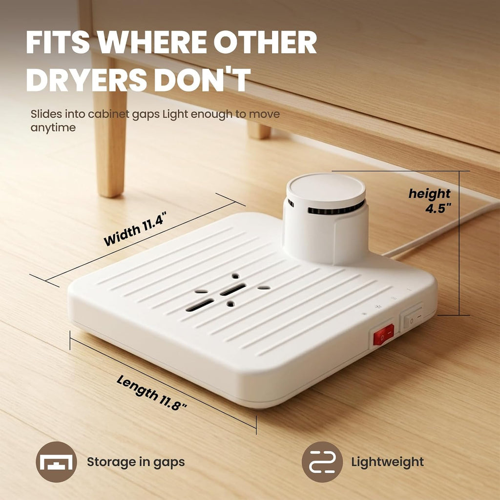 Full Body Dryer after Shower, 960W, Hot and Cool Air, White