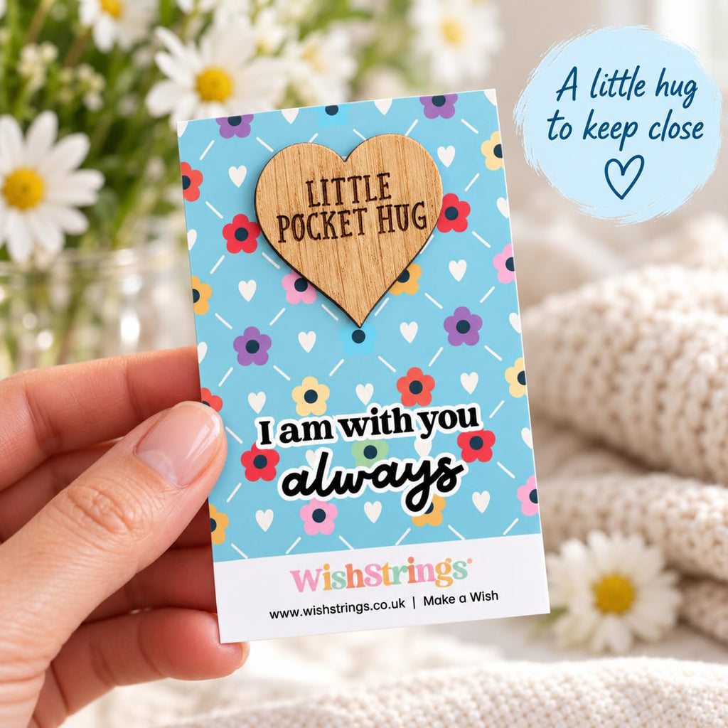 WishStrings Pocket Hug, Little Hug Gifts, Thinking of You Card