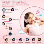 Kids Smart Watches Girls Age 5-12, 26 Games High-Resolution Touchscreen Kids Watch with Video Camera Music Player Pedometer Flashlight 12/24 hr Educational Toys Birthday Gifts for Girls Ages 6 7 8