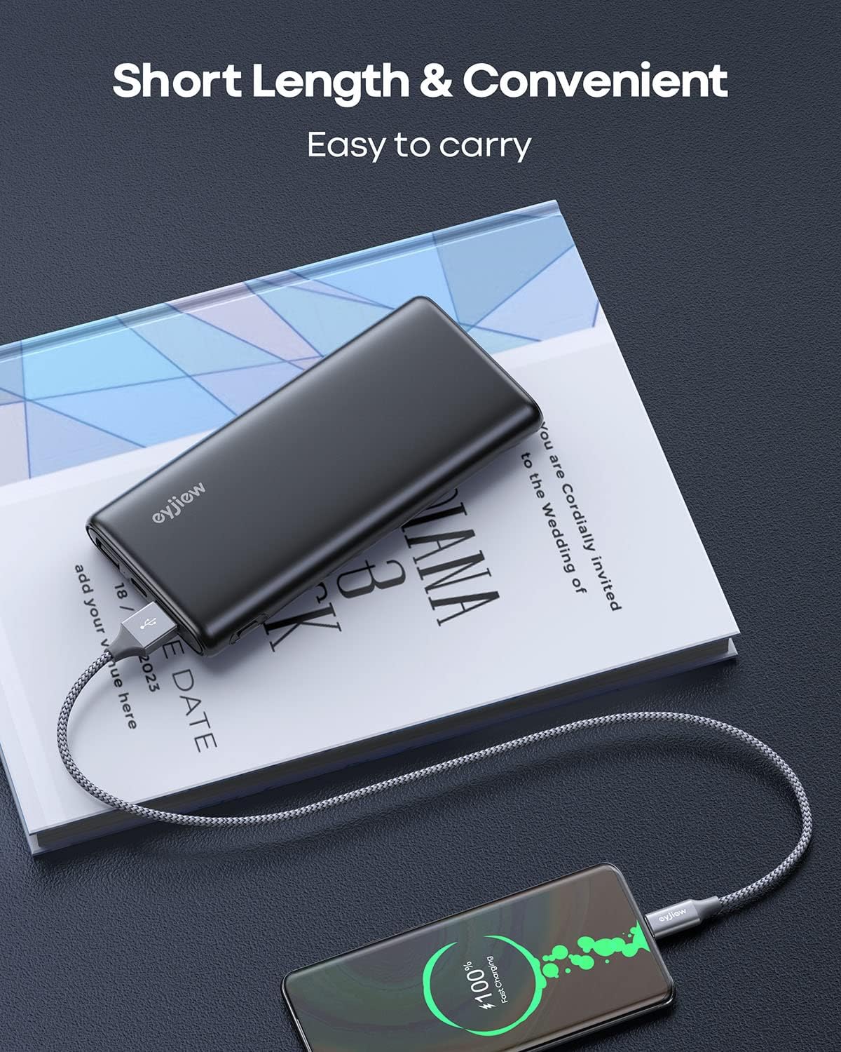 Extra Long USB C Cable 6m, USB to Type C Charger Cable Fast Charging Lead
