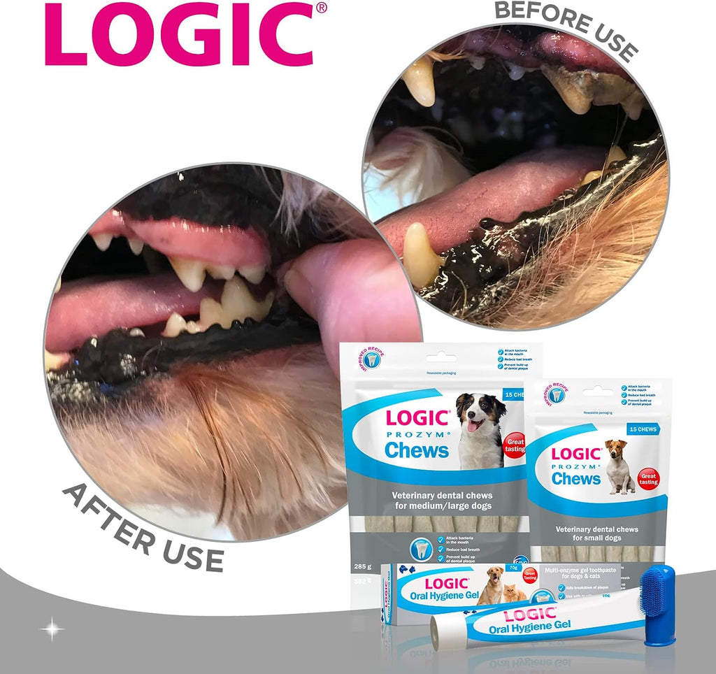 Logic Oral Hygiene Gel For Dogs & Cats, Cat Toothbrush And Paste, Logic Toothpaste For Dogs 70g