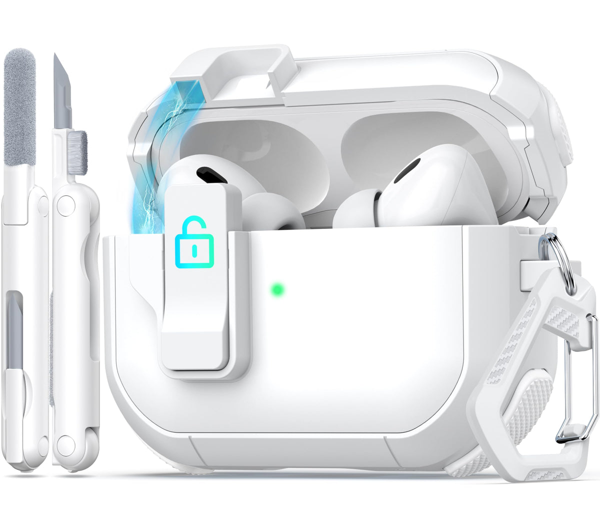 for AirPods 4 Case & AirPods 5 Case with Cleaner Kit,Clear Cover