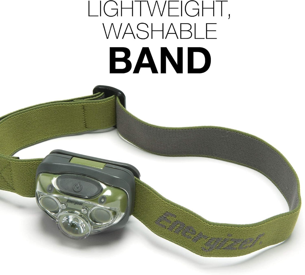 Energizer Vision HD+ 260 Lumen Head Torch, Super Bright LED, 7 Modes
