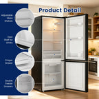Apartment 7.1 Cu.Ft Refrigerator with Bottom Freezer Red