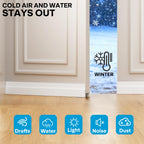 Silicone Seal Door Strip Bottom - 8M/26ft (W: 35MM) Silicone Sealing Sticker Self Adhesive Weather Stripping for Gaps of House, Glass Shower, Window and Door, Weatherproof Soundproof Insect Proof