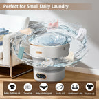 20L Portable Washing Machine,Folding Washer Machine and Spin-Dryer