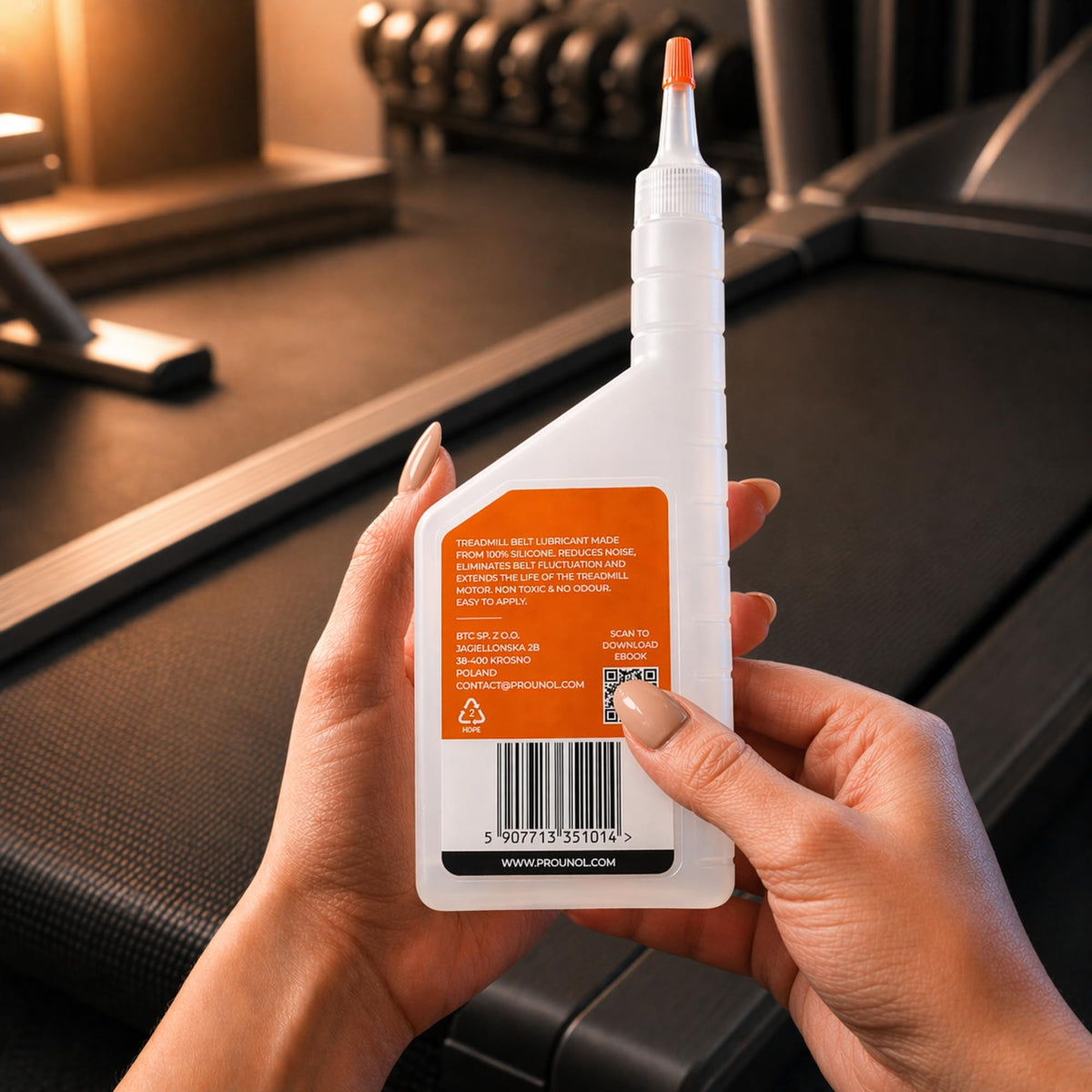 Prounol Treadmill Lubricant Oil - 500 ml - 100% Pure Silicone, Walking Pads