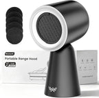 Portable Range Hood with LED Light, 3-Speed Exhaust kitchen Fan