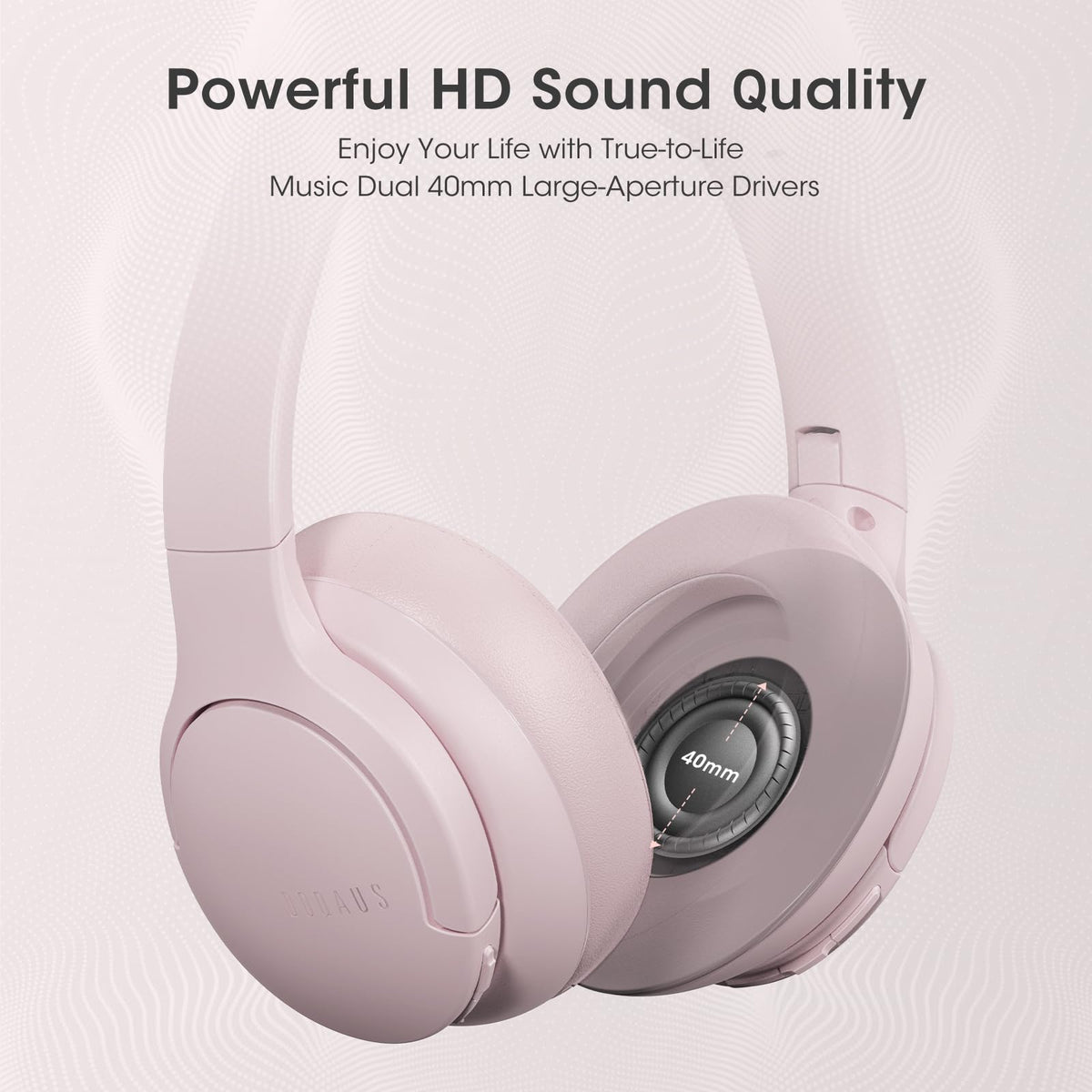 DOQAUS Bluetooth Headphones Over Ear, Headphones Wireless with 90H Playtime