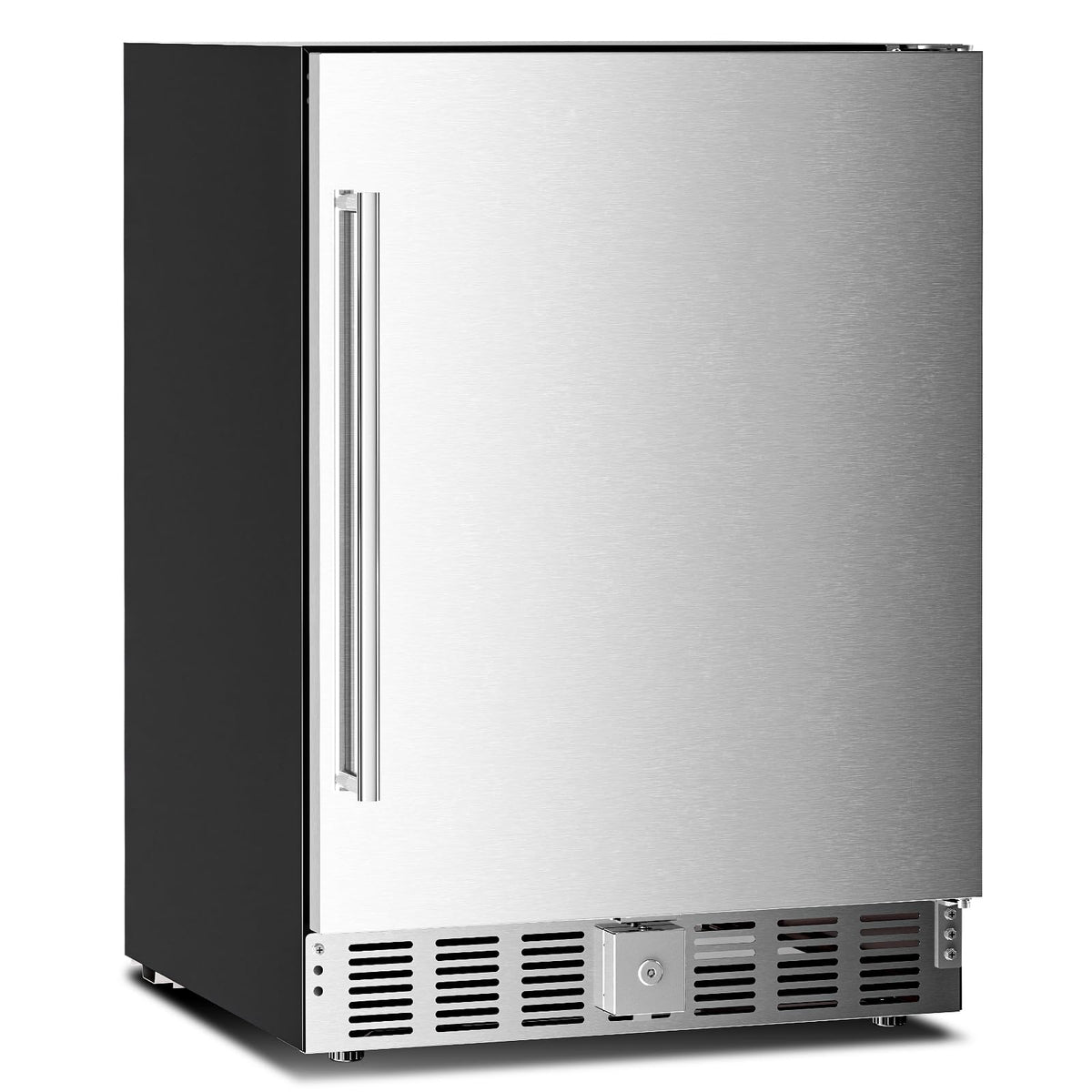 Antarctic Star 18L Mini Fridge Cooler 24Can, Beverage Refrigerator with Quiet Compressor, LED Light,Freestanding Small Fridge with Electronic Temperature Control for Home and Bar(40-61 ℉)