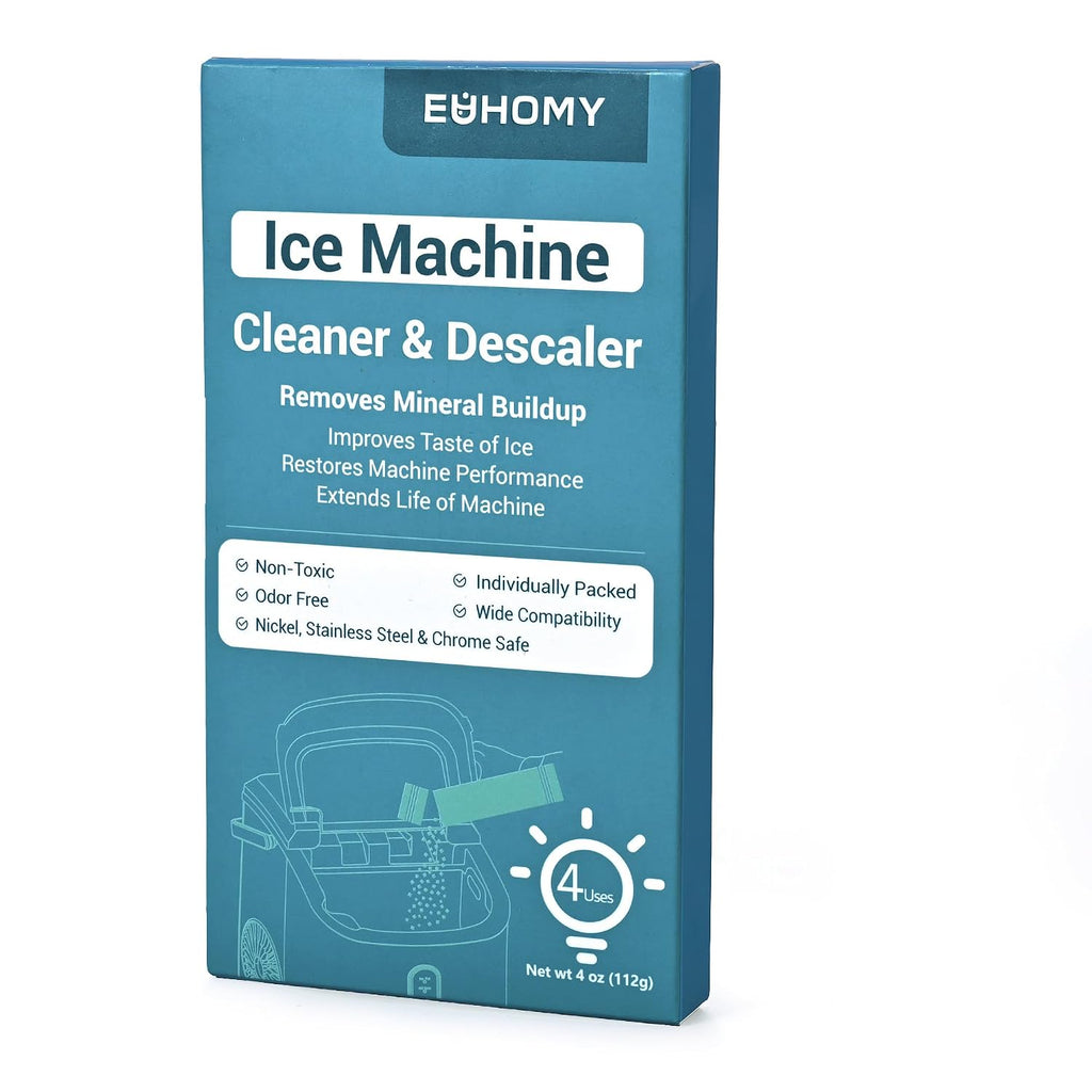 EUHOMY Ice Maker Cleaner & Descaler, 12 Uses & Individually Packed