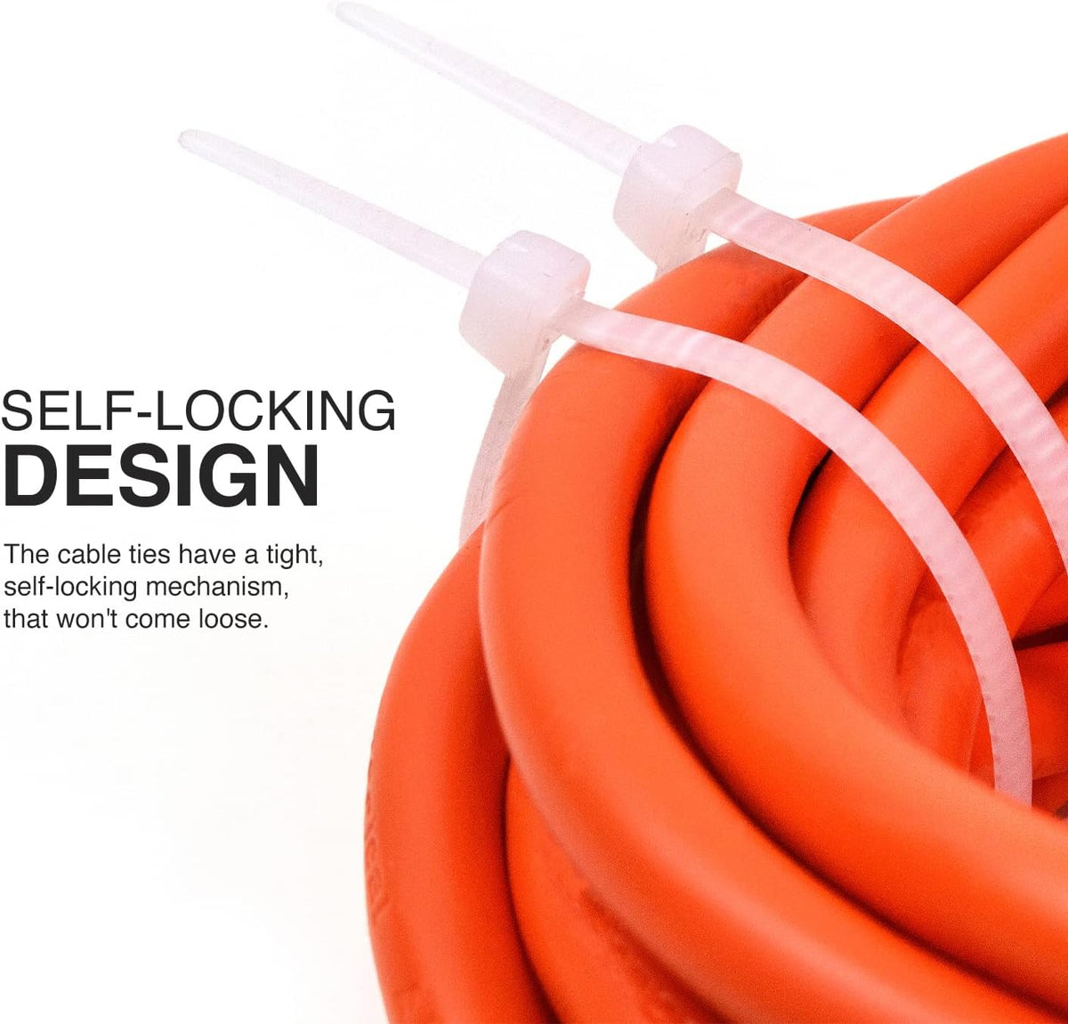 TR Industrial Multi-Purpose Natural Cable Ties, 48 inches, 50 Pack
