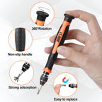 JOREST 24Pcs Precision Screwdriver Set with Torx T1 T2 T3 T5 T6 T8 T9 T15, Triwing Y00, Star P2/P5, Phillips PH00, Mini Repair Tool for PS4, Switch, Ring Doorbell, Xbox, Laptop, Glasses, Watch