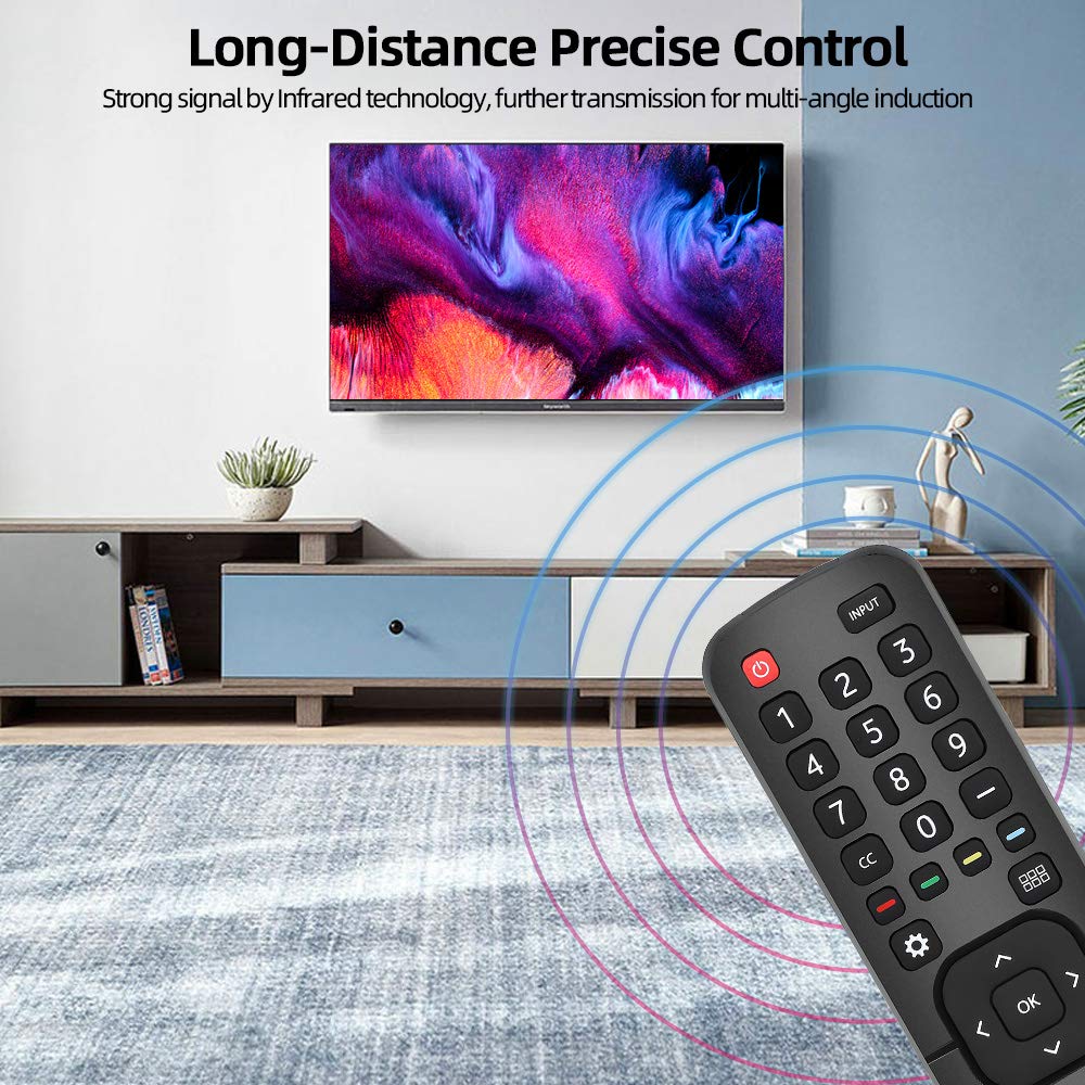Universal Remote for All Samsung TV Remote, Replacement Compatible with All Samsung LED, LCD, QLED, HDTV, 3D Series Smart TVs (BN59-01259B)