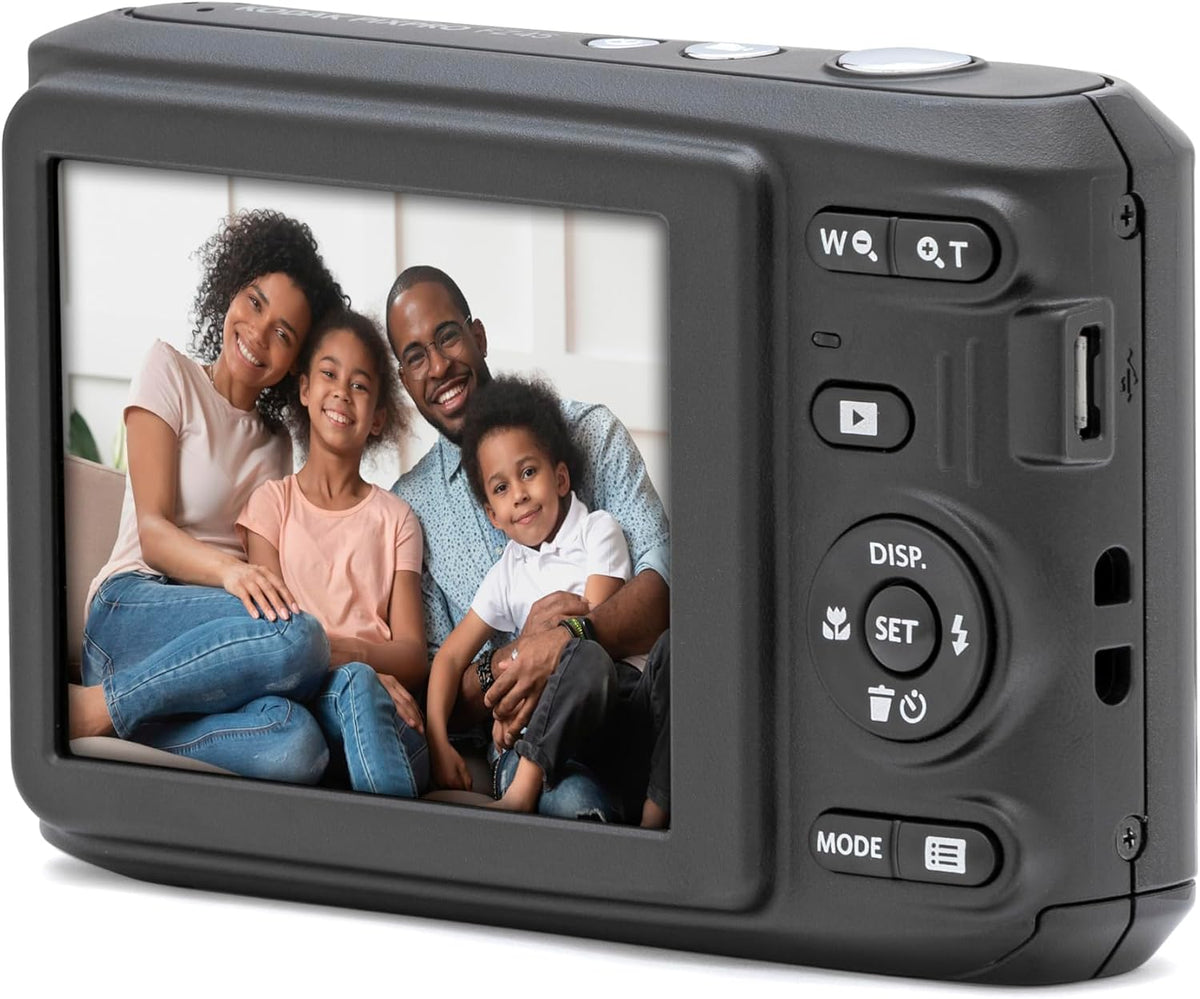 KODAK PIXPRO FZ45 16MP Compact Digital Camera, 4X Optical Zoom, AA, Black